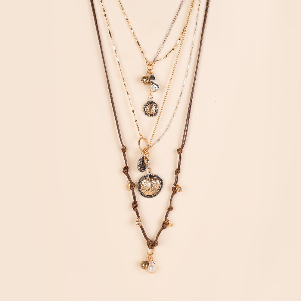 COLLANA COMPONIBILE CON CIONDOLI DI DIVERSO GENERE