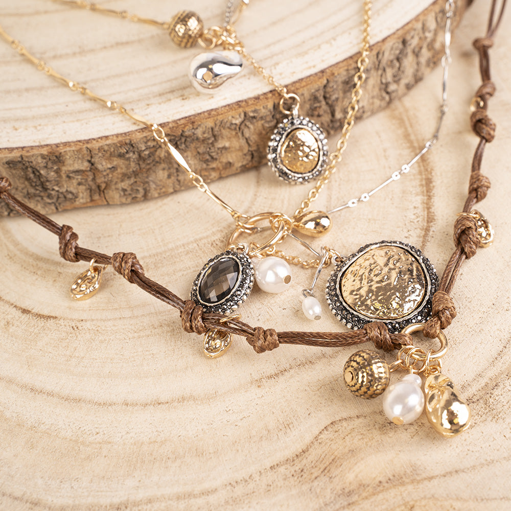 COLLANA COMPONIBILE CON CIONDOLI DI DIVERSO GENERE