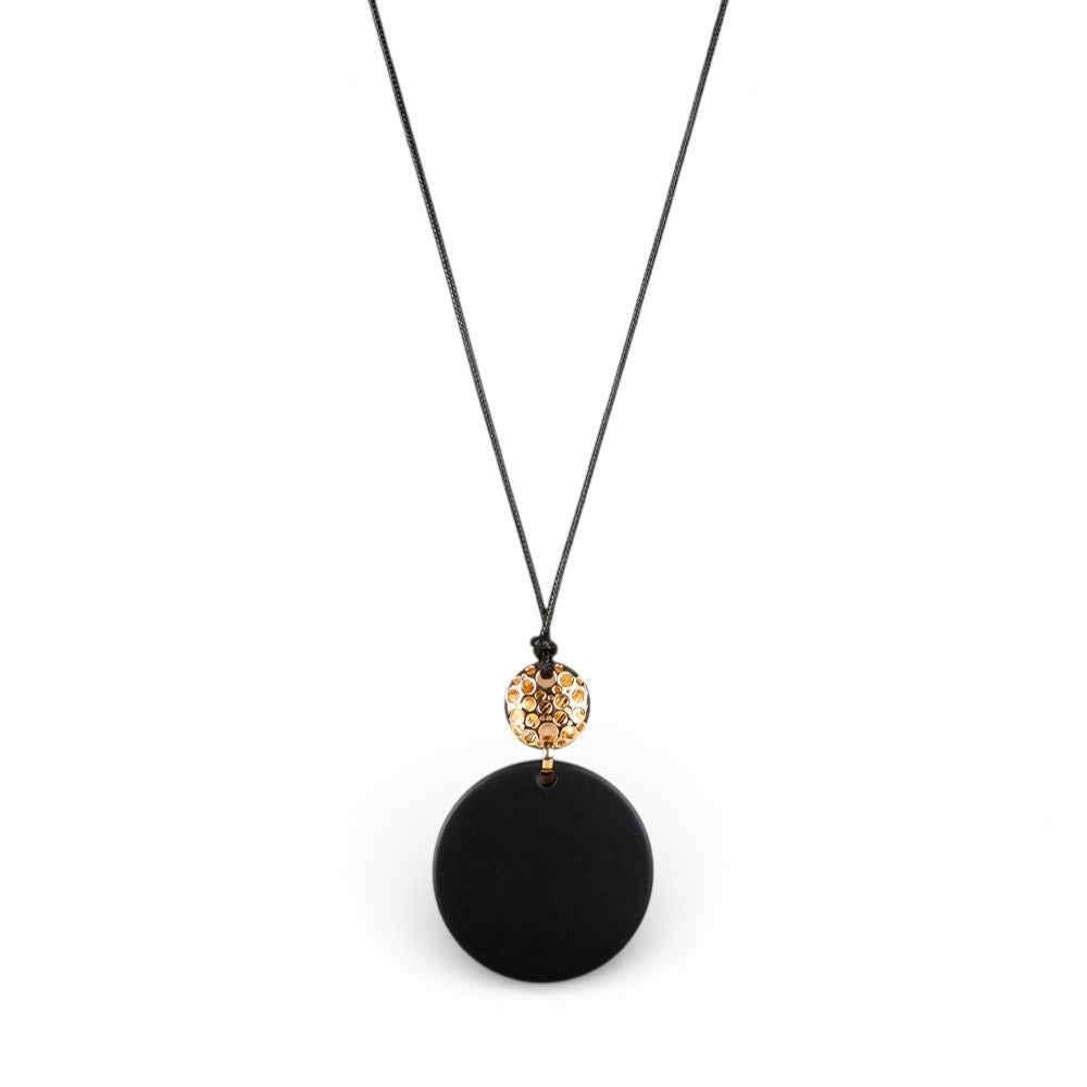 COLLANA LUNGA CON MEDAGLIONE CENTRALE