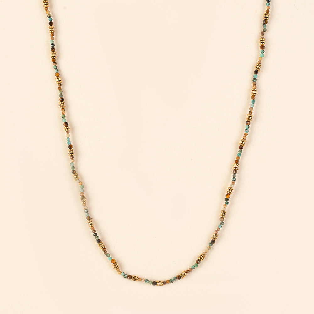 COLLANA GIROCOLLO CON CRISTALLI COLORATI