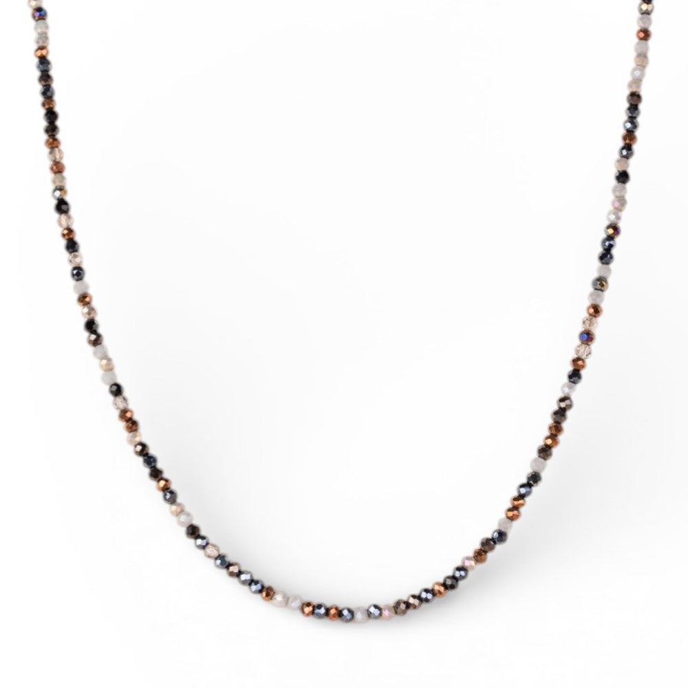 COLLANA GIROCOLLO CON CRISTALLI MULTICOLORE