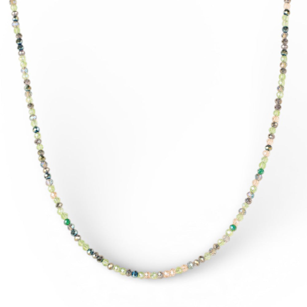 COLLANA GIROCOLLO CON CRISTALLI MULTICOLORE