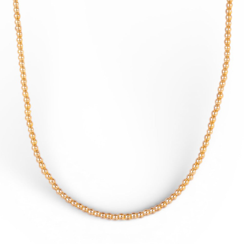 COLLANA GIROCOLLO CON SFERE PICCOLE COLORATE