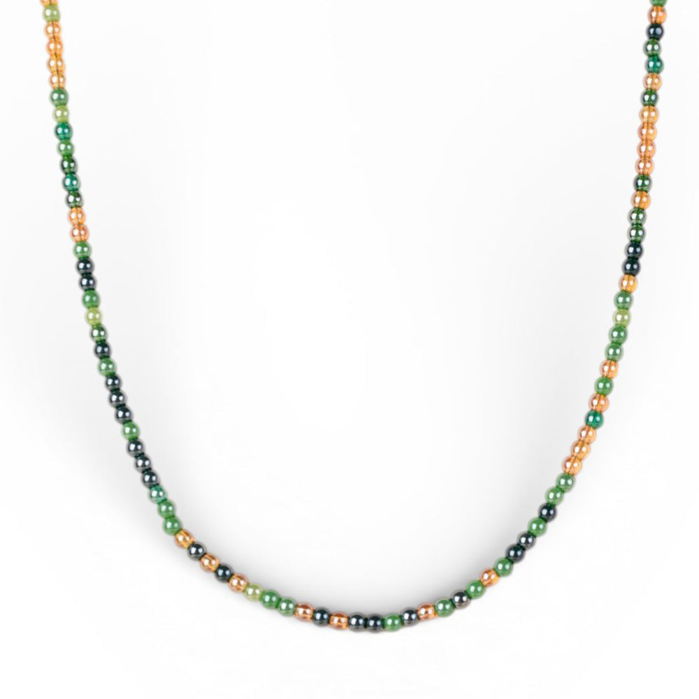 COLLANA GIROCOLLO CON SFERE PICCOLE COLORATE