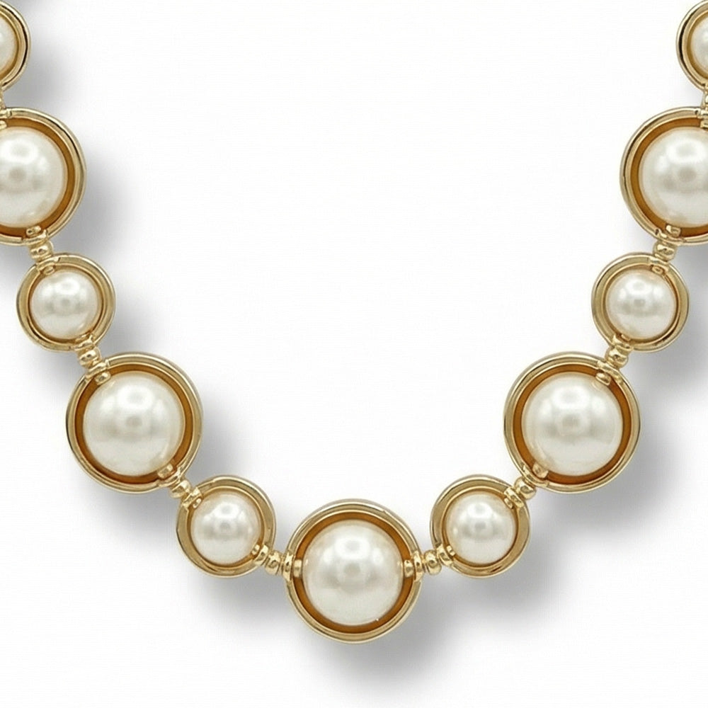 COLLANA GIROCOLLO CON PERLE