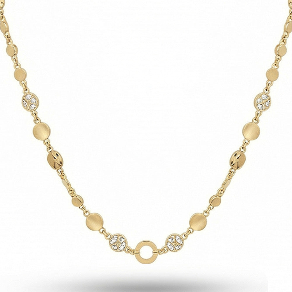 COLLANA LUNGA CON DETTAGLI MARTELLATI