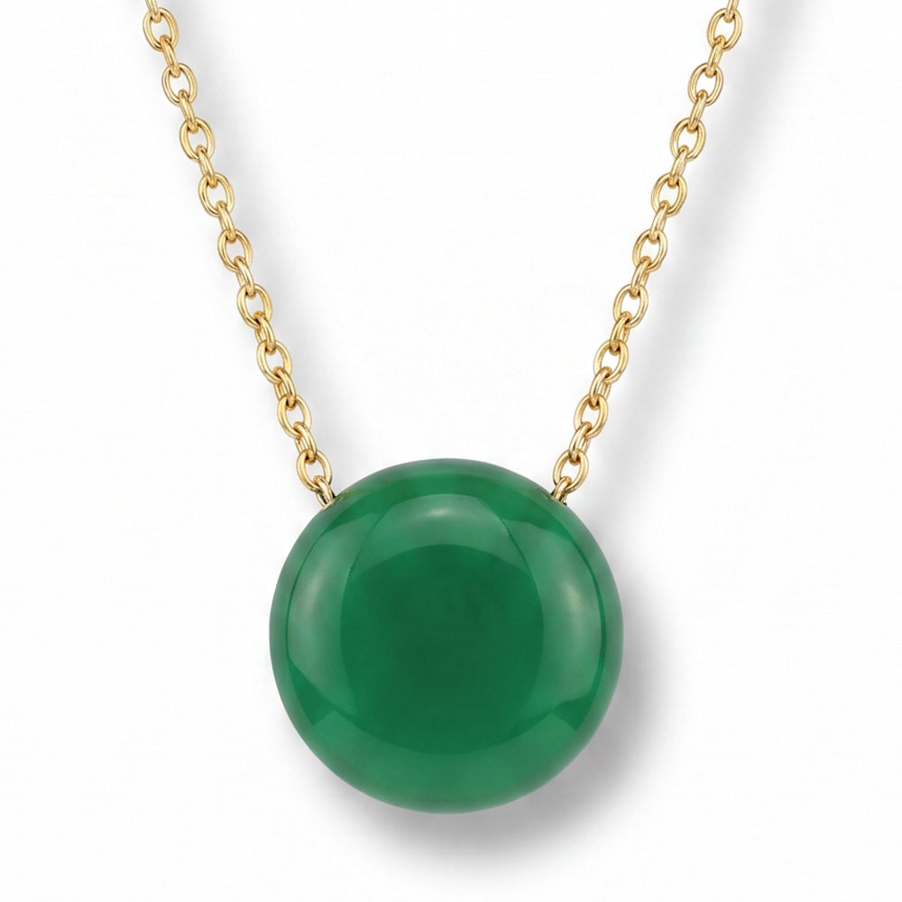 COLLANA GIROCOLLO CON SFERA CENTRALE