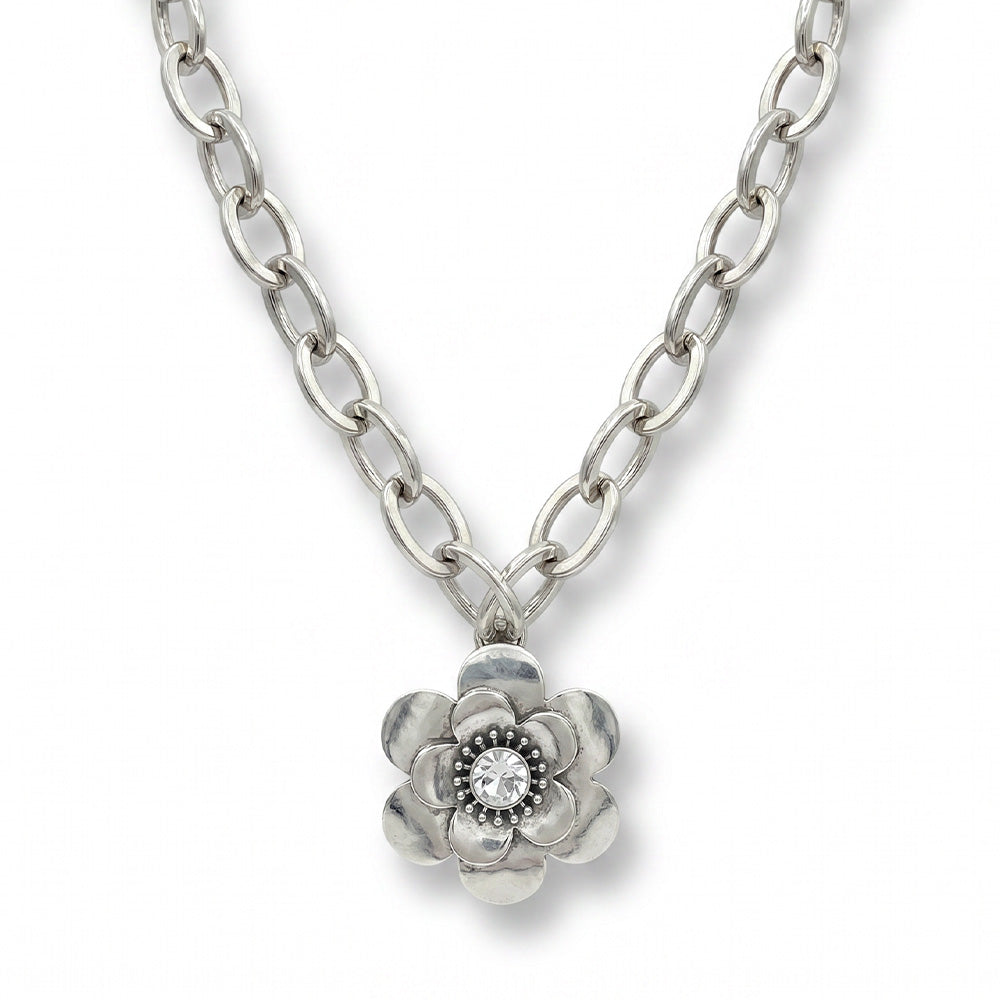 COLLANA LUNGA CON FIORE GRANDE