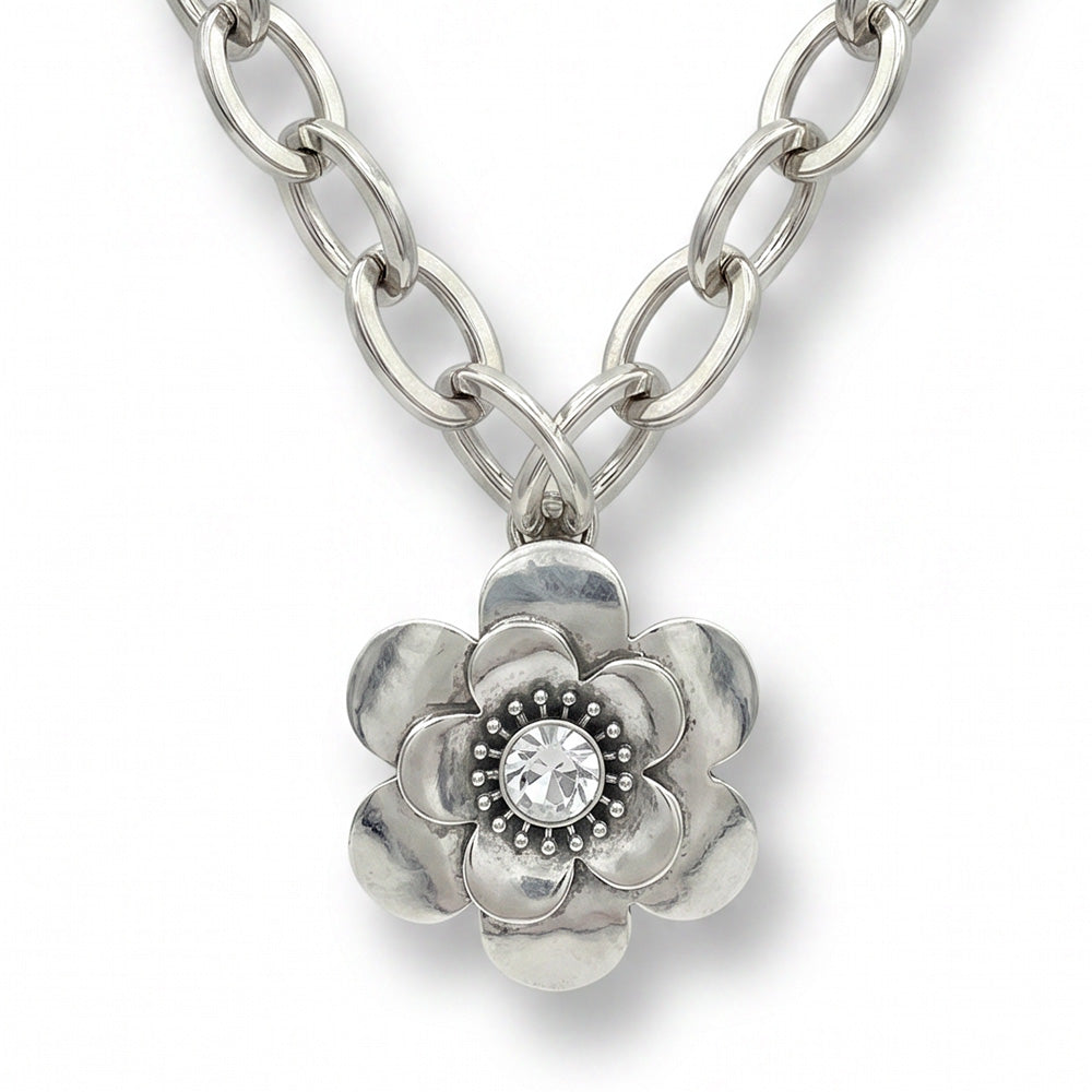 COLLANA LUNGA CON FIORE GRANDE