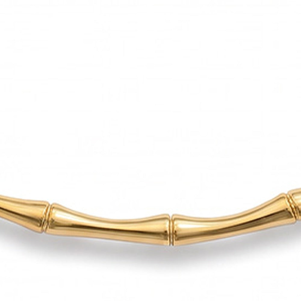 COLLANA RIGIDA FINA EFFETTO BAMBOO
