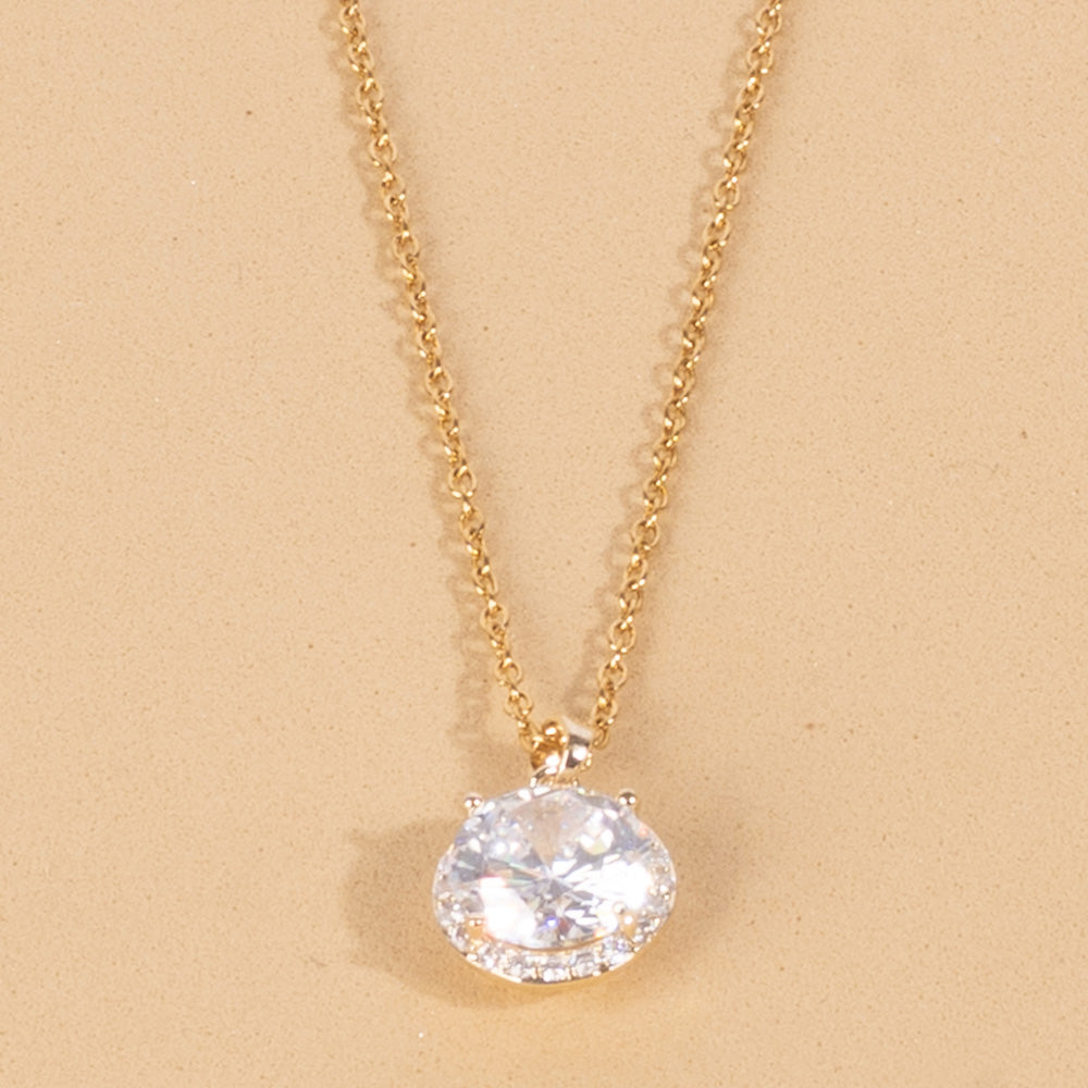 CHOKER NECKLACE WITH PENDANT LIGHT POINT