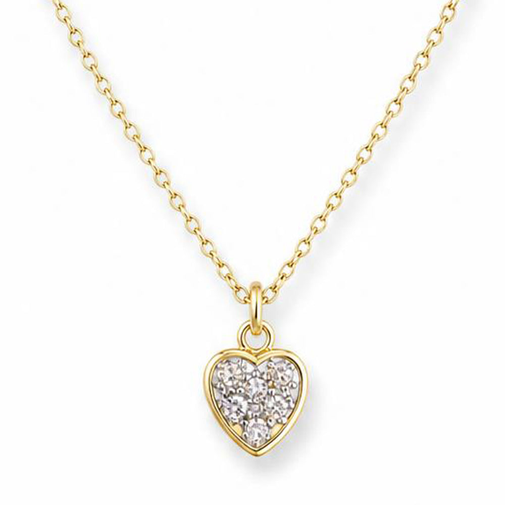 COLLANA CON DOPPIO PENDENTE A CUORE