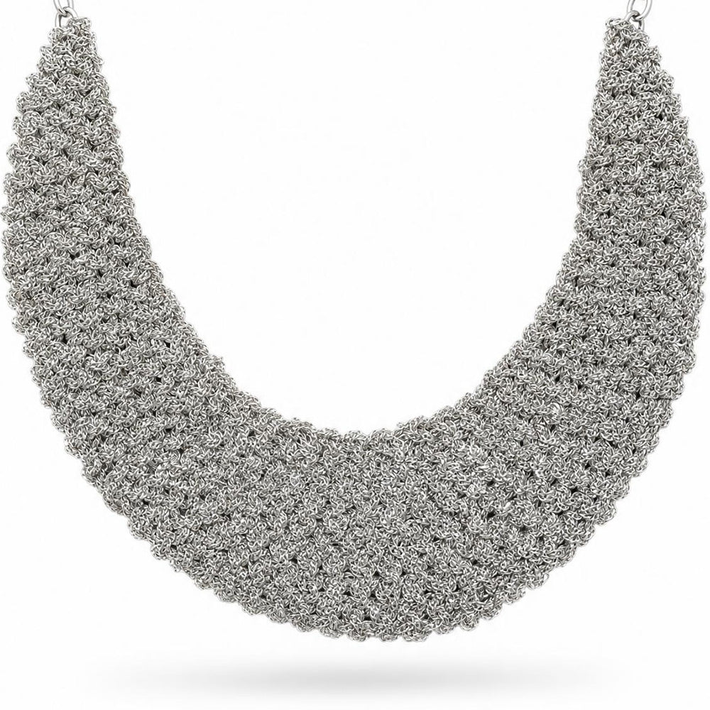 COLLANA RAGA A MAGLIA FINE MODERNA E LUMINOSA