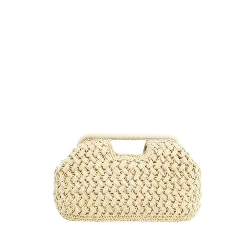 BORSA A MANO EFFETTO PAGLIA