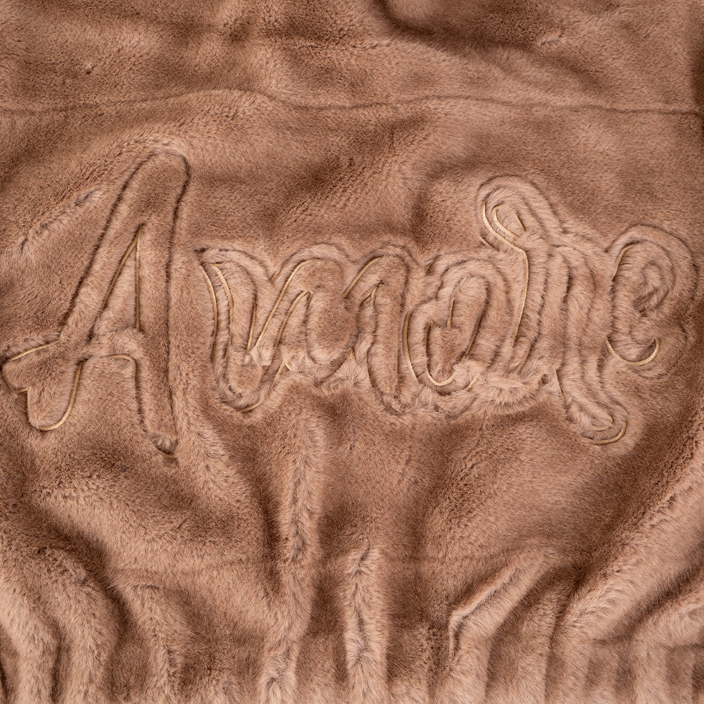 GIACCA CORTA CON CAPPUCCIO E SCRITTA "AMORE" SUL RETRO