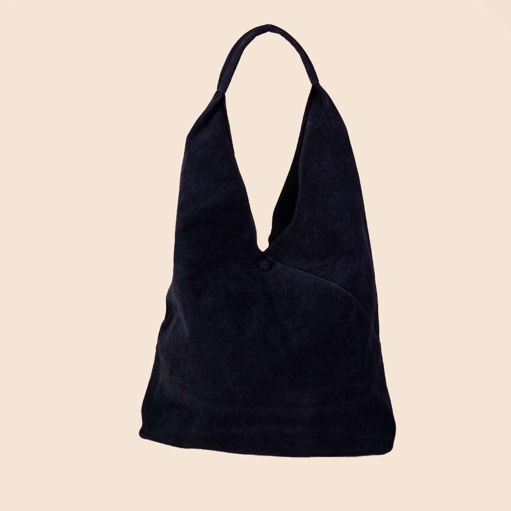 BORSA A SACCA CON BOTTONE E SVUOTA BORSA