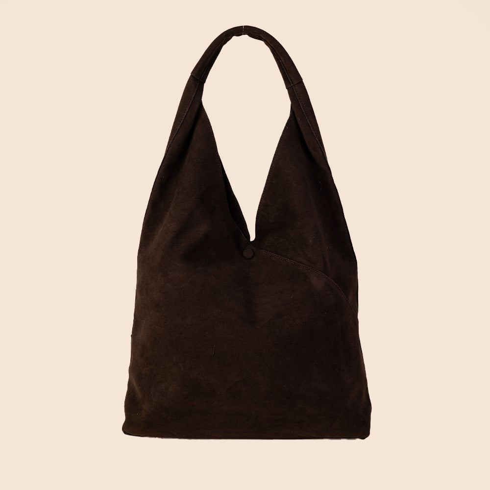BORSA A SACCA CON BOTTONE E SVUOTA BORSA