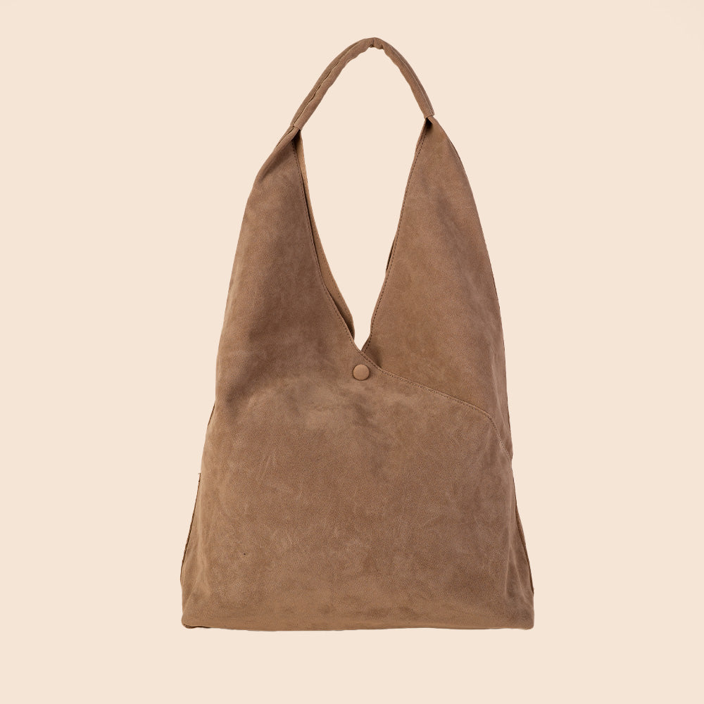BORSA A SACCA CON BOTTONE E SVUOTA BORSA