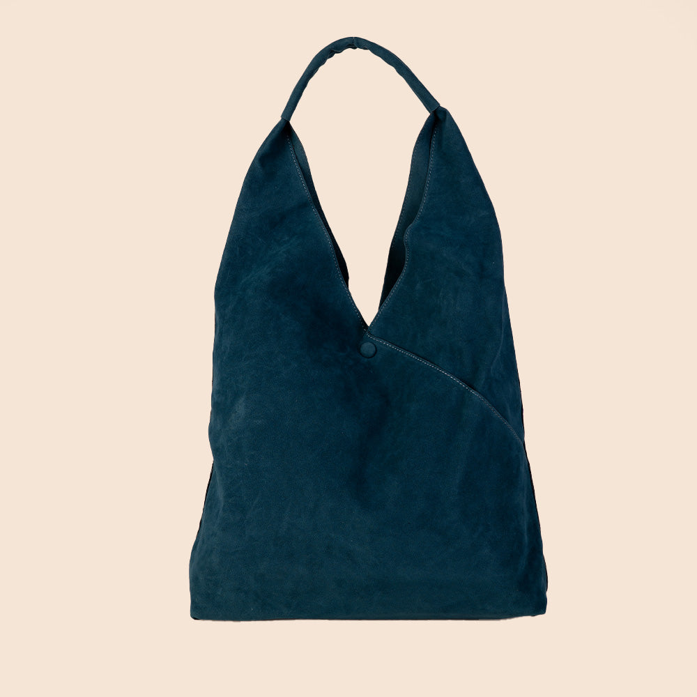 BORSA A SACCA CON BOTTONE E SVUOTA BORSA