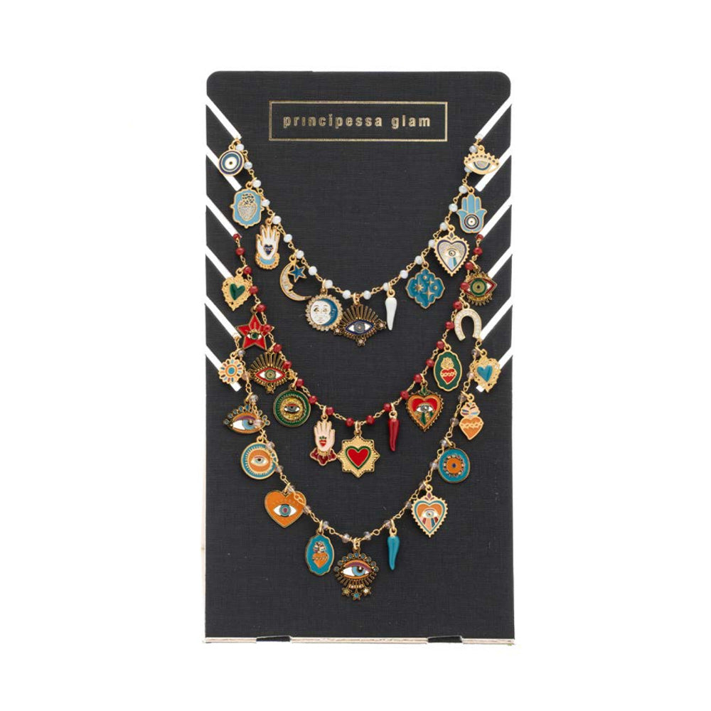 COLLANA LUNGA CON CIONDOLI MAGIC