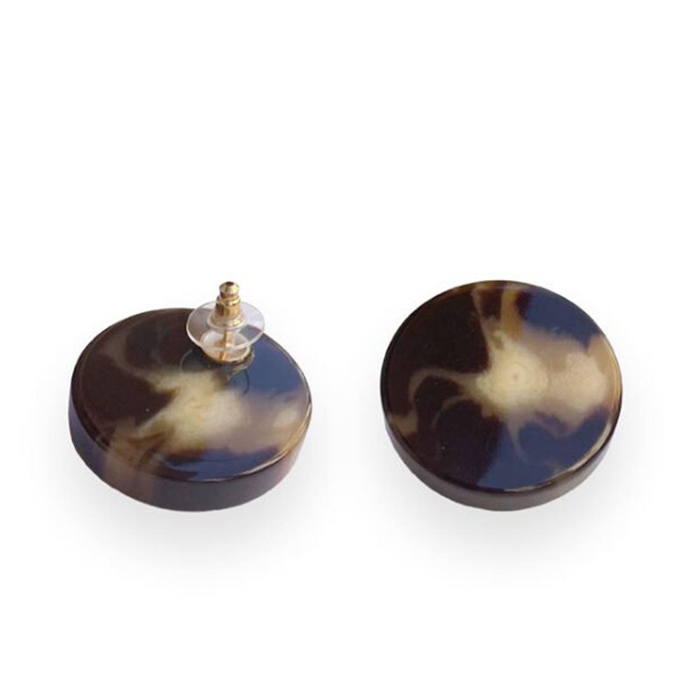 ORECCHINI A LOBO CRISTALLO ROTONDO E CHIUSURA A CLIP