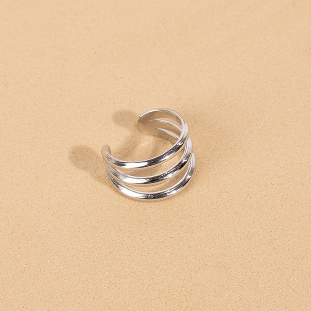 THREE BAND EARCUFF EARRINGS