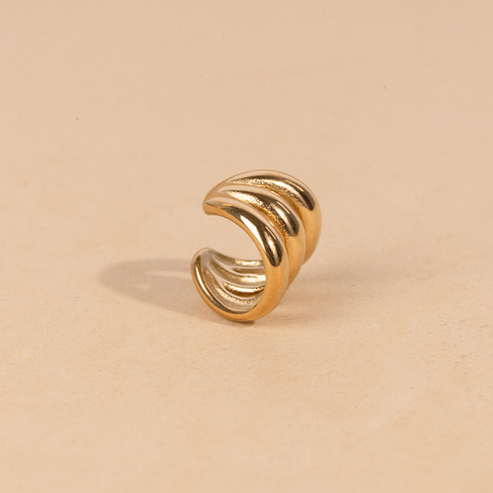 ORECCHINI EARCUFF A TRE FASCE