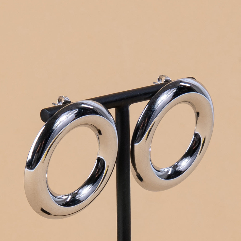 CIRCULAR STUD EARRINGS