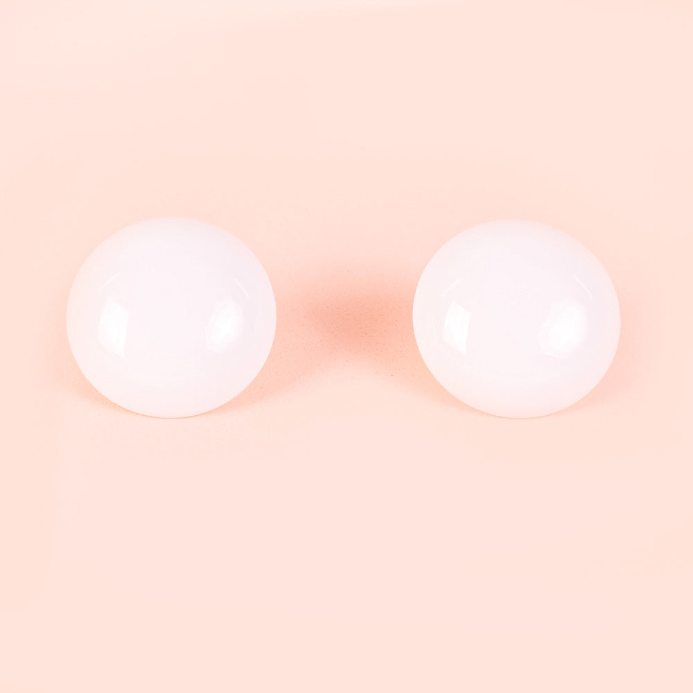 ORECCHINI A BOTTONE CON CLIP