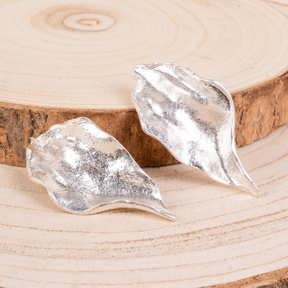 ORECCHINI PENDENTI A FOGLIA