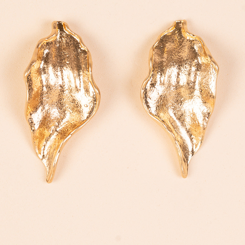 ORECCHINI PENDENTI A FOGLIA