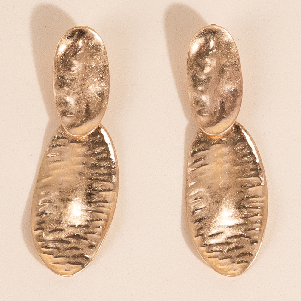 ORECCHINI PENDENTI CON DOPPIO OVALE