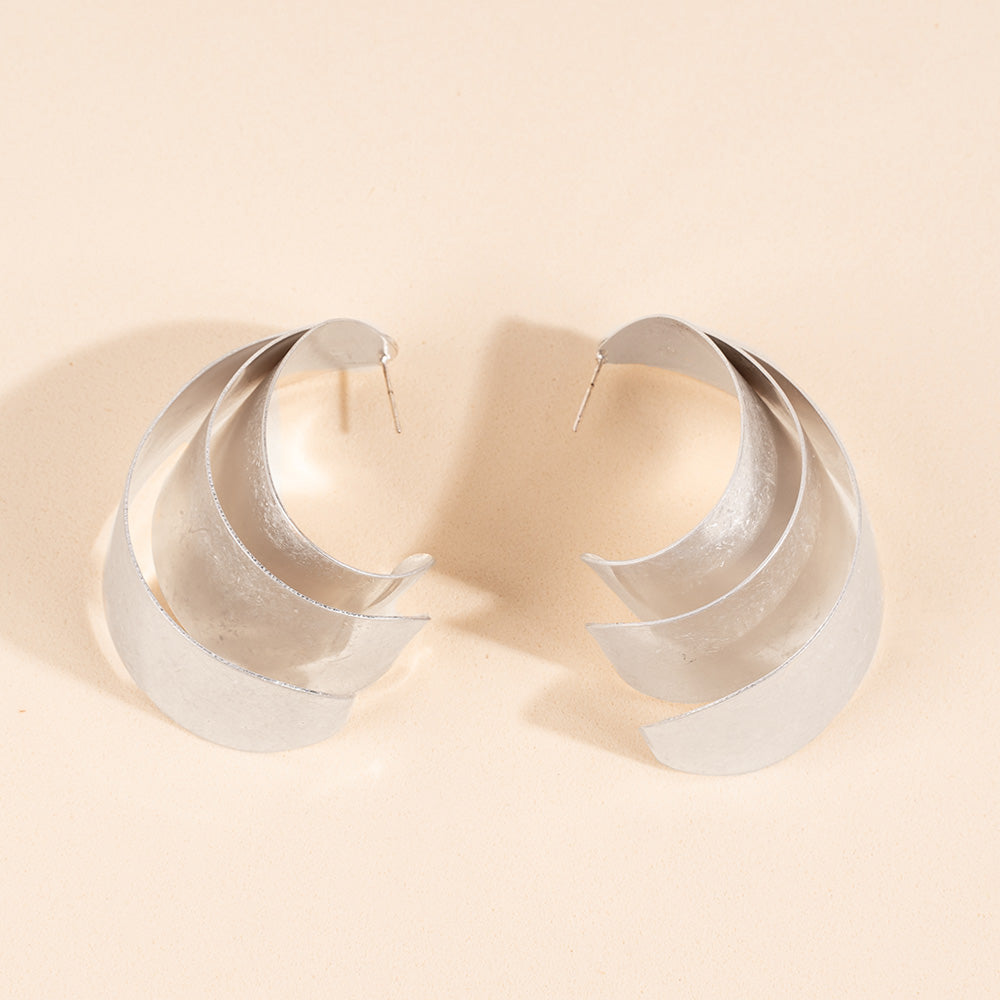 ORECCHINI PENDENTI TRIPLI IRREGOLARI