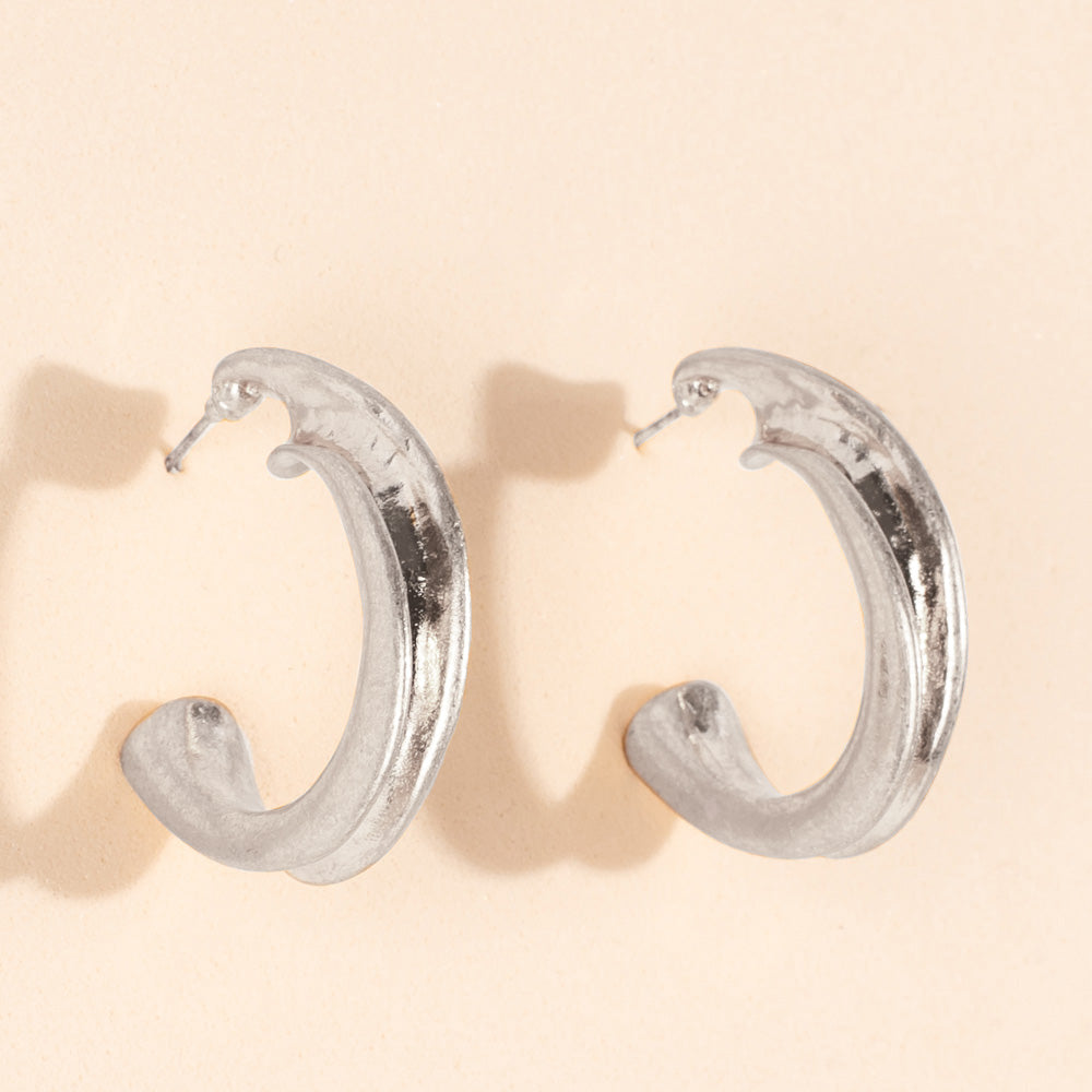 ORECCHINI PENDENTI A SEMICERCHIO