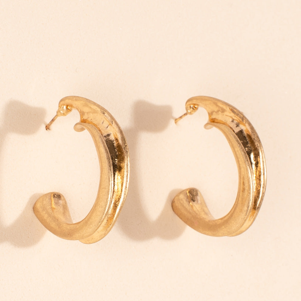 ORECCHINI PENDENTI A SEMICERCHIO