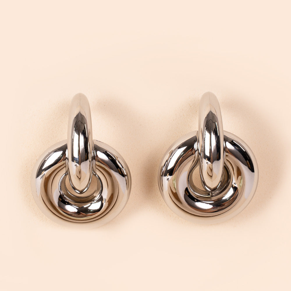 ORECCHINI CON DOPPIO CERCHIO INVERSO