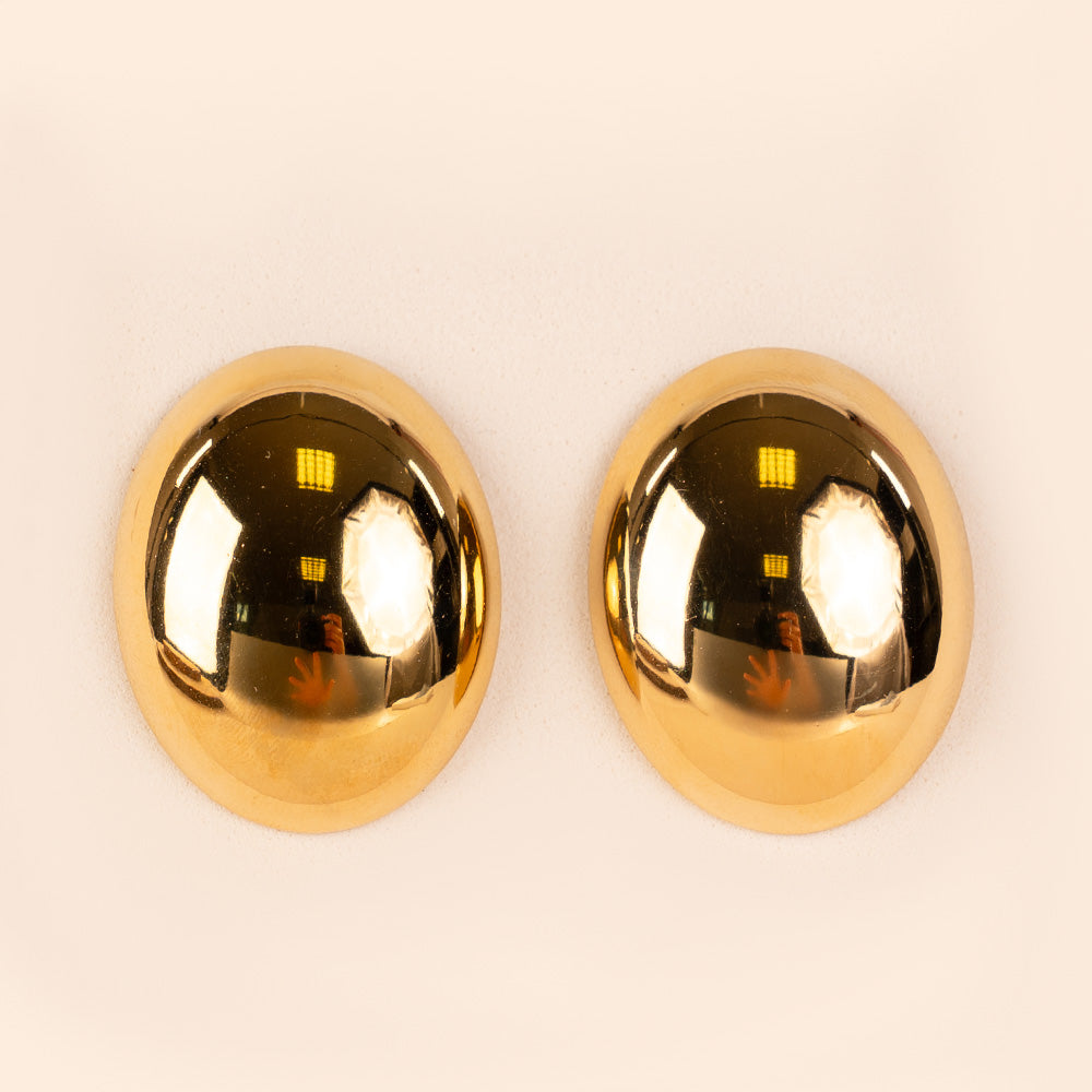 OVAL DANGLING EARRINGS
