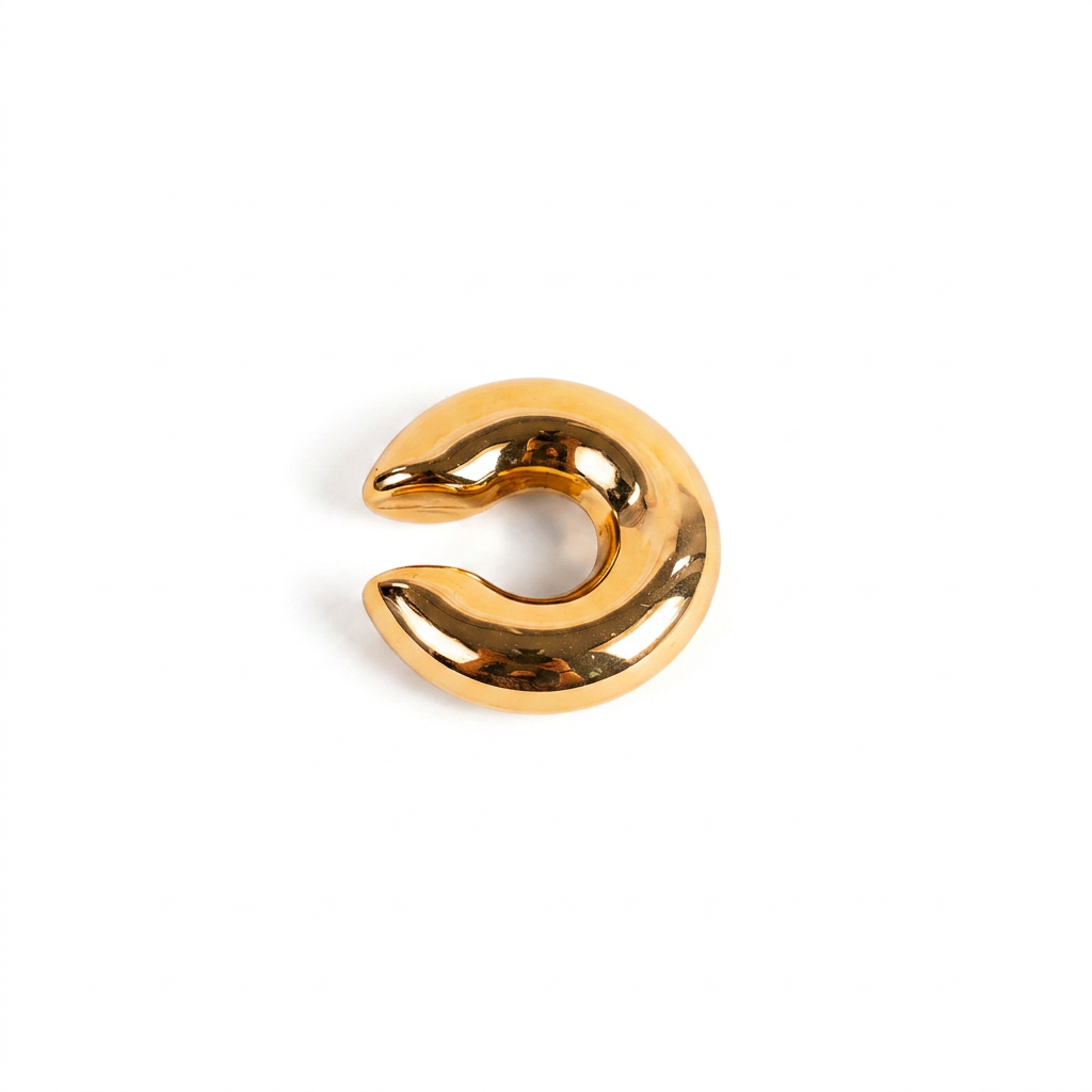 THICK CIRCULAR EARCUFF EARRING