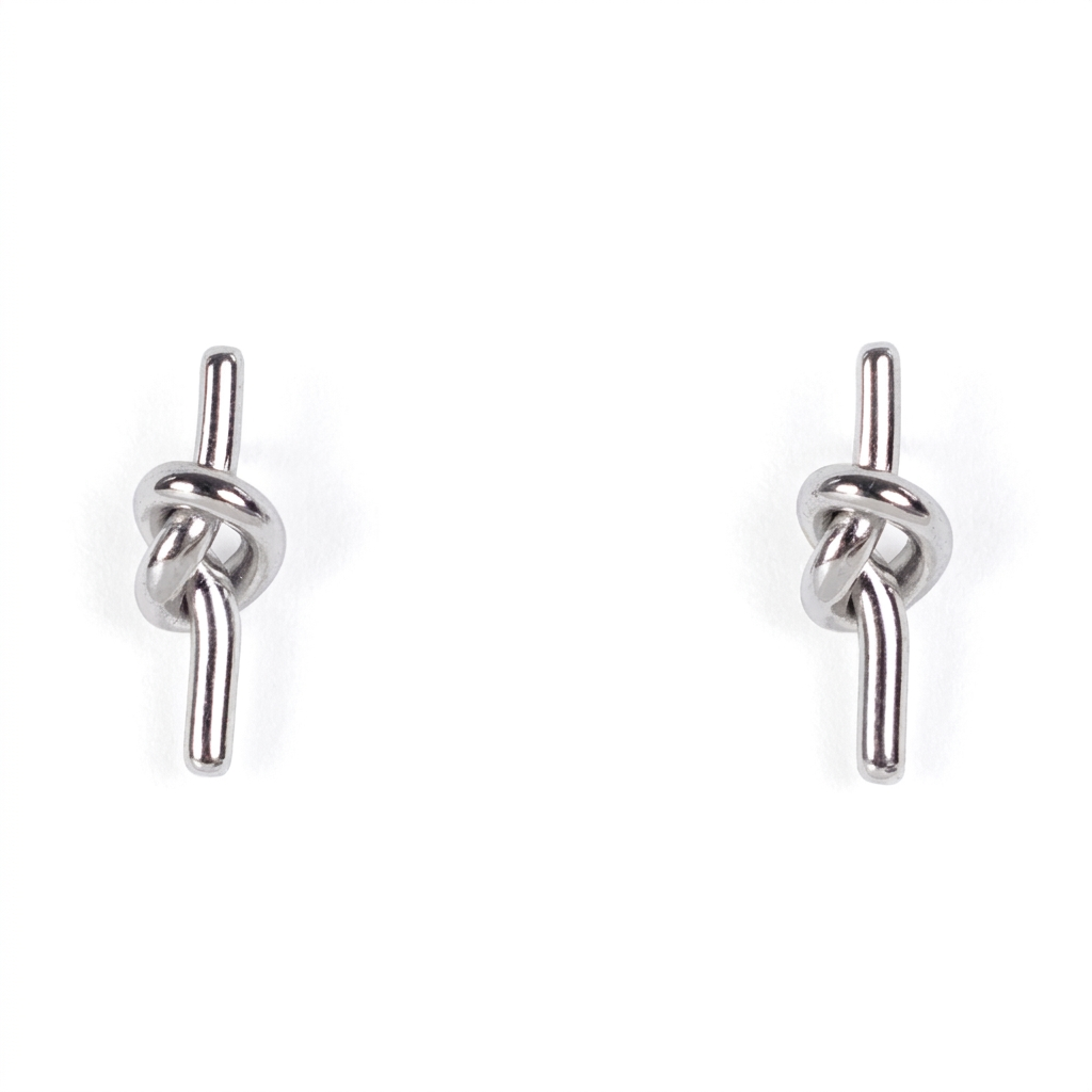KNOT STUD EARRINGS