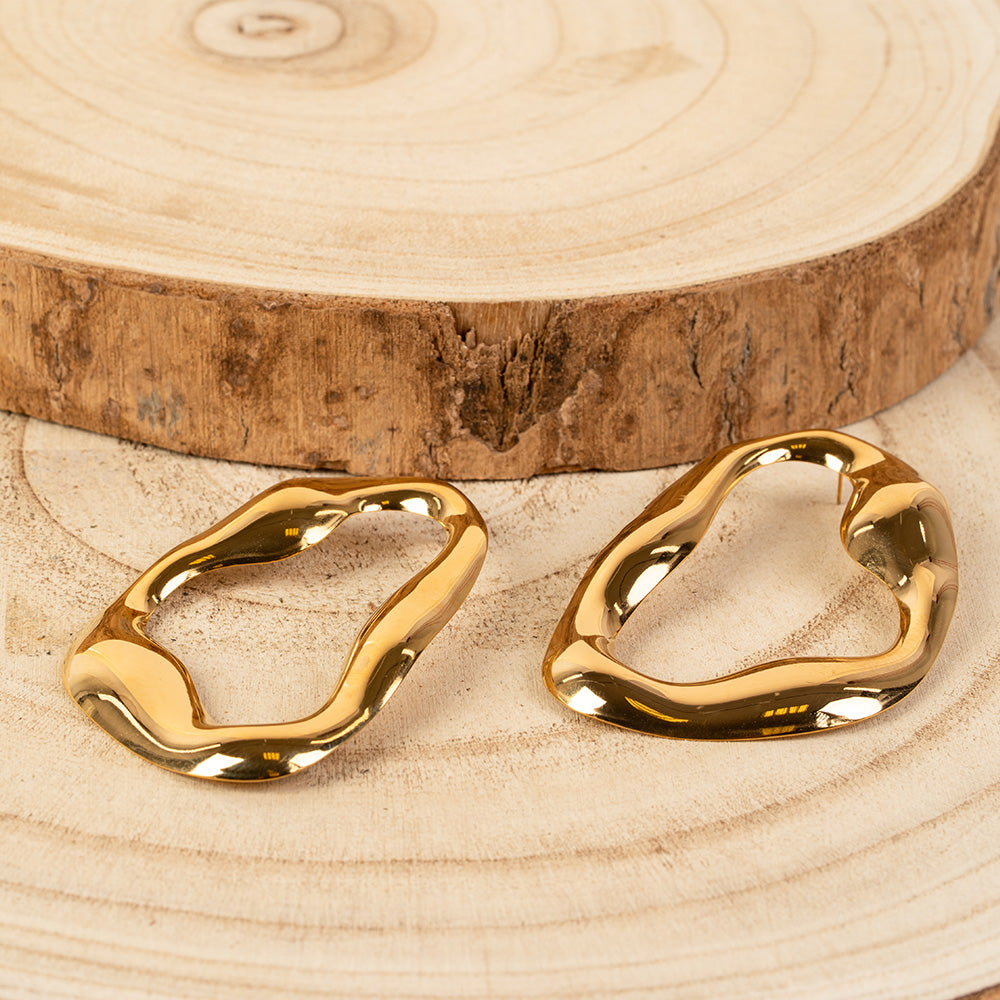 ORECCHINI PENDENTI A TRIANGOLO IRREGOLARE