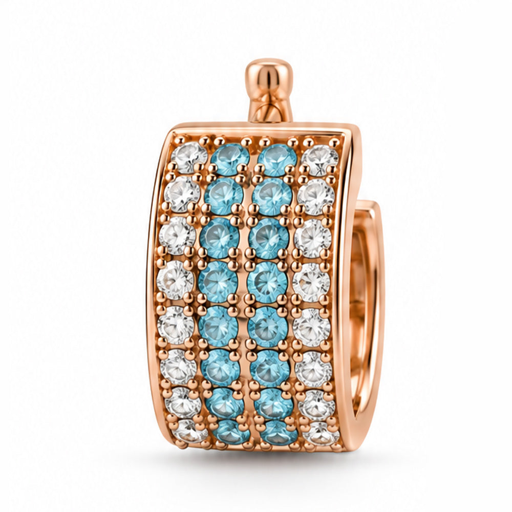 ORECCHINI A CERCHIETTO CON STRASS