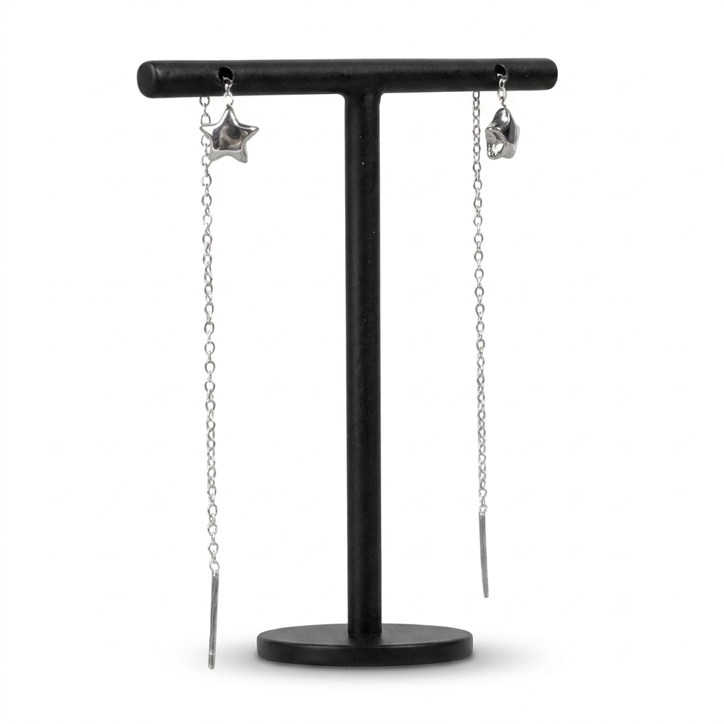 LOVELY STAR DANGLING EARRINGS