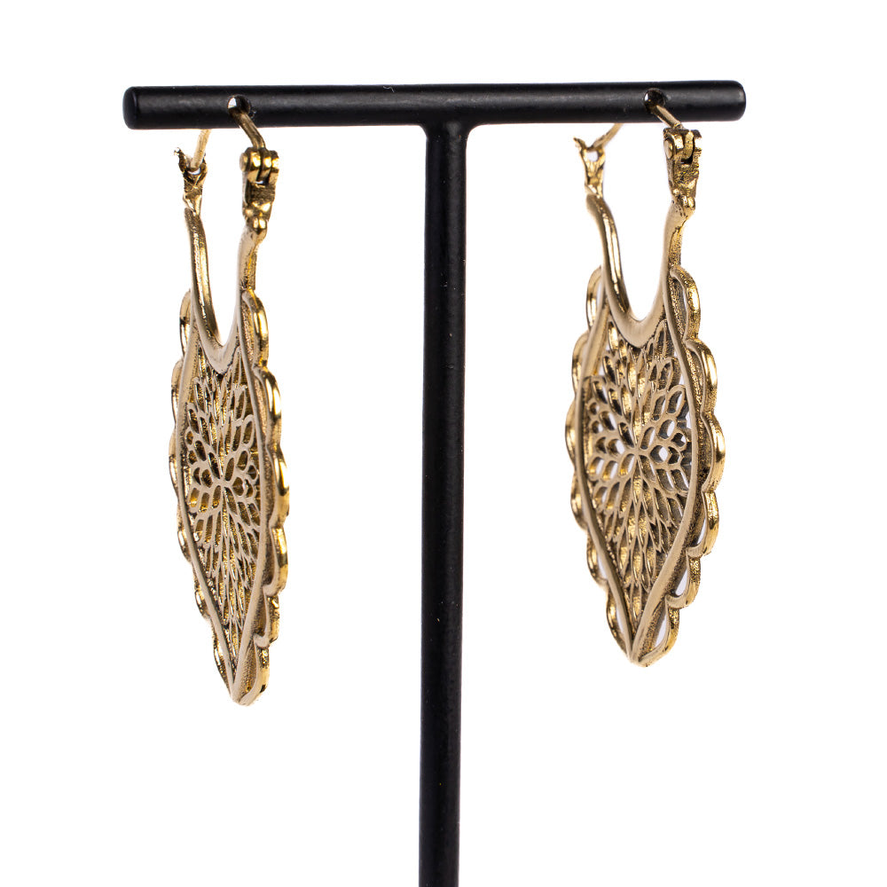 ORECCHINI LAVORATI FORMA ALLUNGATA