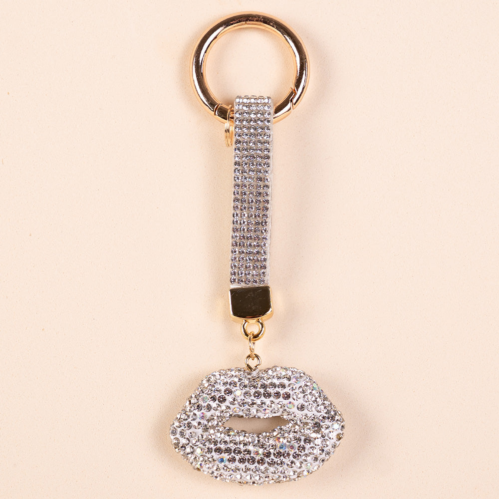 PORTACHIAVI A BOCCA CON STRASS