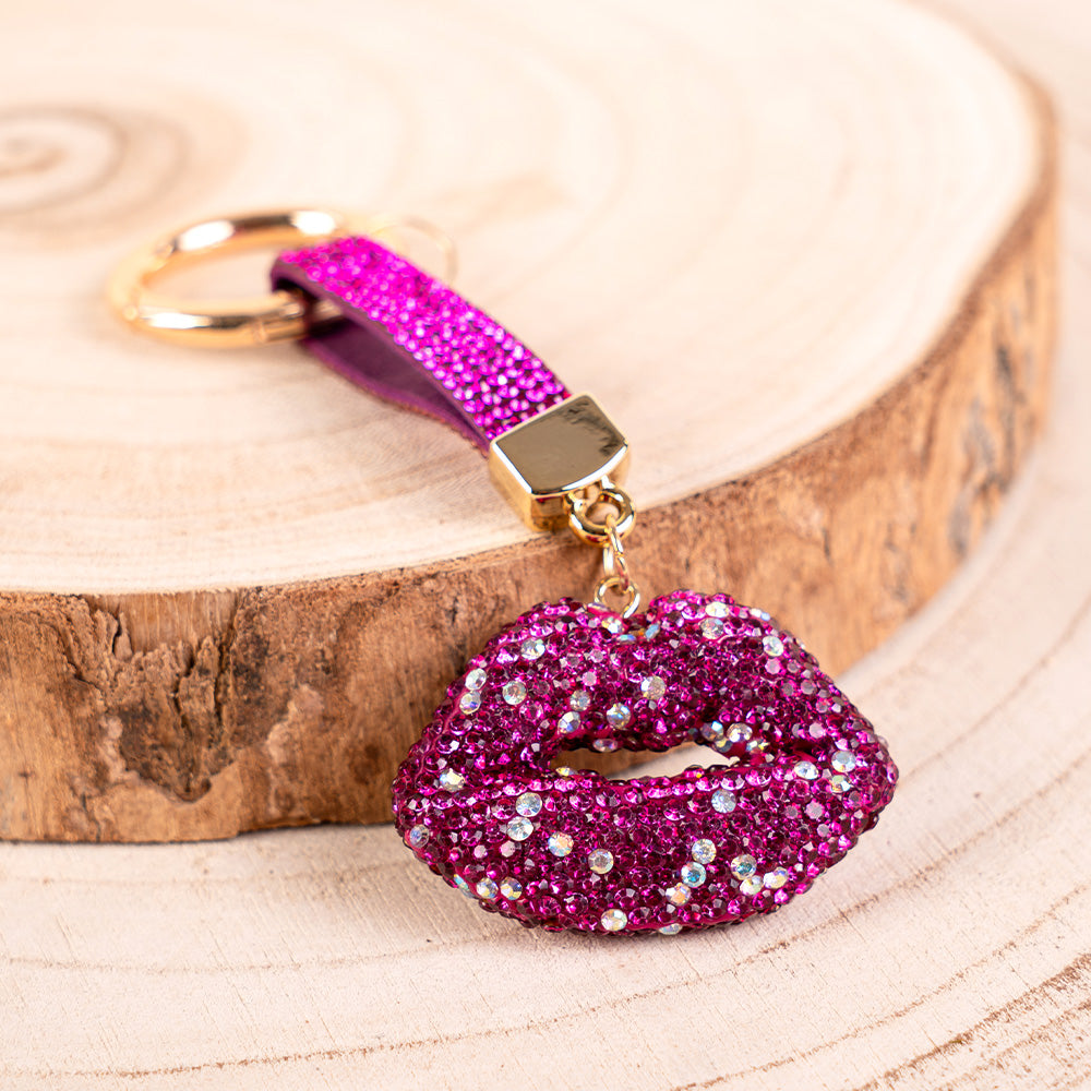 PORTACHIAVI A BOCCA CON STRASS