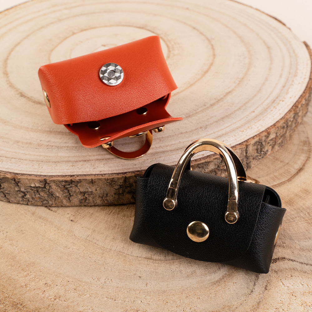 PORTAMONETE A BORSETTA CON CHIUSURA A CLIP