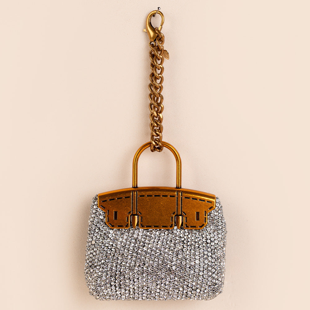 PORTAMONETE A BORSETTA CON STRASS