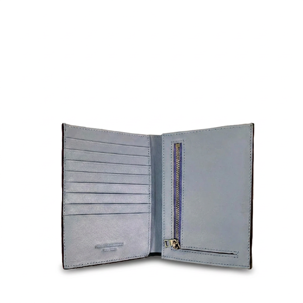SMALL WALLET WITH CENTRAL STRAP