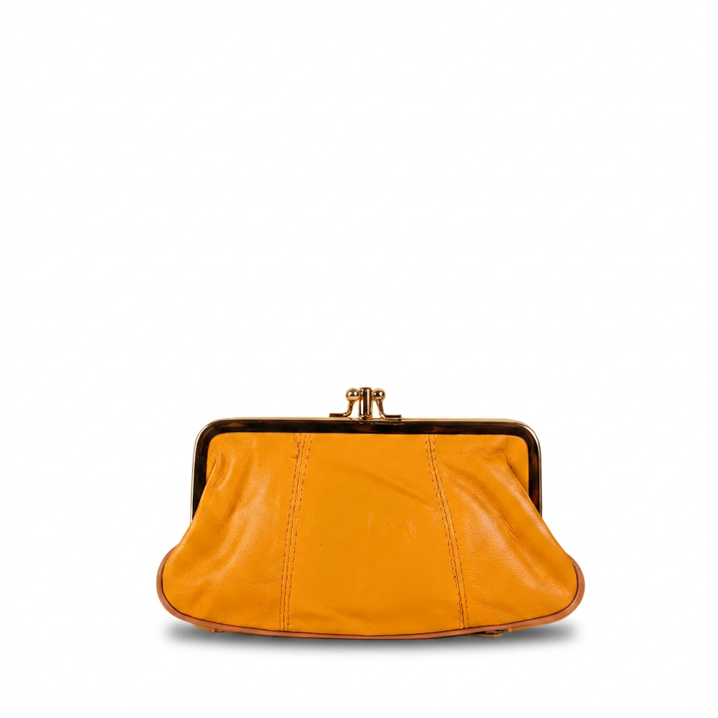 PORTAMONETE CLASSICO PELLE CON CHIUSURA A CLICK CLACK