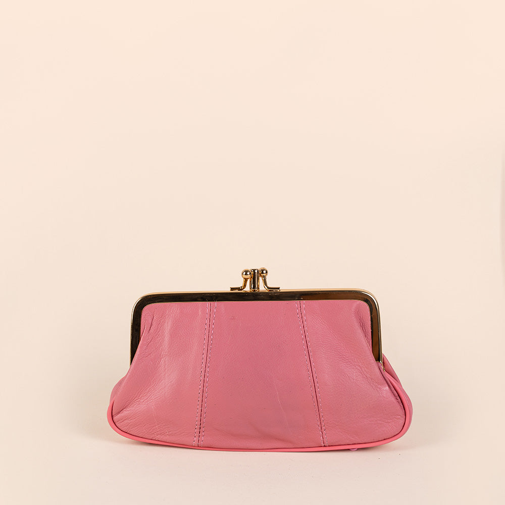 PORTAMONETE CLASSICO PELLE CON CHIUSURA A CLICK CLACK